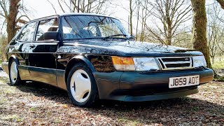 SAAB 900 Aero T16S Test Drive and Walkaround [upl. by Kcirddot]