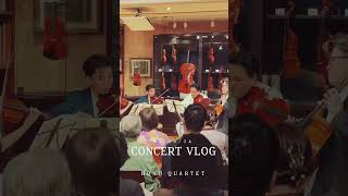 弦楽四重奏団 演奏会の日vlog ヴァイオリン violin 弦楽器 ヴィオラ チェロ 音楽 music [upl. by Adaiha]