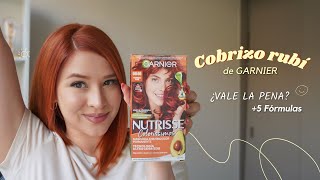 REVIEW TINTE COBRIZO RUBÍ 6646 DE GARNIER  5 fórmulas de color❤️‍🔥 [upl. by Htebarual]