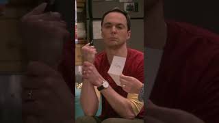 Sheldon when he writes thank you cards  TBBT S12 Ep2 [upl. by Eirellav883]