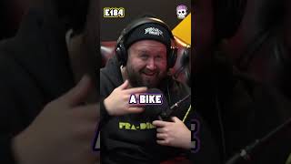 We bought a BIKE THIEF a new bike 🚲 podcast comedy bike [upl. by Aseral]