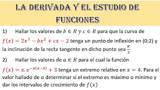 Extremos Relativos Crecimientos Punto de Inflexión [upl. by Ahron991]