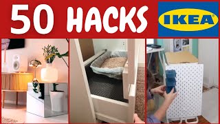 IKEA 50 TRUCOS PARA DECORAR Y ORGANIZAR TU CASA CON POCO DINERO 😉 RESUMEN GENIUS HACKSikeahack [upl. by Anisirhc]