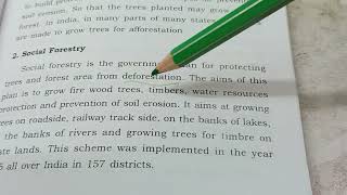 deforestation and afforestation prevention forest resources BEd 1st year 2nd semester EE [upl. by Lenee]