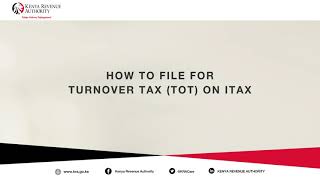 Do you know how to file Turnover Tax on iTax [upl. by Yeung732]