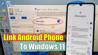 How To Link Android Phone To Windows 11 [upl. by Llemor]