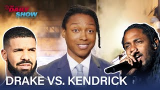 Drake amp Kendrick Lamar’s Rap Beef Explained by Josh Johnson  The Daily Show [upl. by Cleavland]