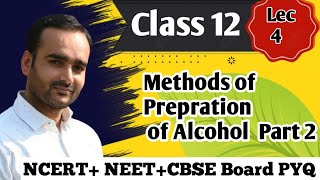 Methods of preparation of alcohol Class 12th chemistry alcohol phenol and ether Live [upl. by Nohsauq]