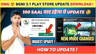 OFFICIAL 🔴 Bgmi 31 Play Store Update Here  Bgmi New Update  Bgmi 31 Update  bgmi update [upl. by Marra355]