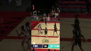 THE ROOKIE WITH A THREE  POTAWATOMI FIRE  TBL basketball fire tbl [upl. by Garber]