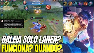 ZHUANGZI BALEIA SOLO LANER FULL TANK HONOR OF KINGS [upl. by Gan]