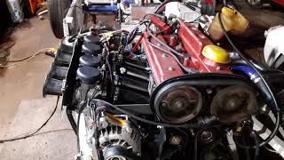 Locost X16XE engine running on bike carbs [upl. by Ronald208]