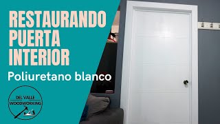 Restaurando Puerta Interior de Madera para Recamara DIY [upl. by Nerehs]