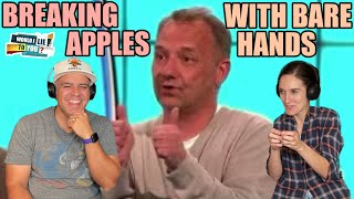 WILTY  Bob Mortimer Claims he can Break an Apple in Half with his Bare Hands REACTION [upl. by Sergei100]