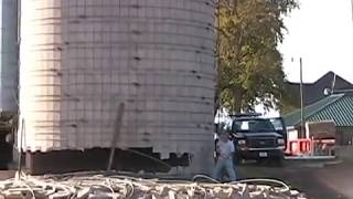 Silo Demolition by Sledgehammer and Bulldozer 😱 6 Silos Down in 1 Day ⋂⋂⋂⋂⋂⋂ [upl. by Anertac]