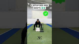 Wicket Keeping Setup Tips wicketkeeper cricketshorts cricket [upl. by Akiemehs]