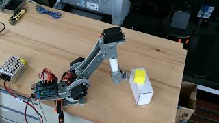 Server 6dof desk robot arm [upl. by Kajdan688]