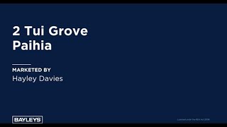 2 Tui Grove Paihia [upl. by Eserehs]