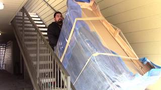 How to Move a Heavy Dresser Upstairs By a Professional Mover [upl. by Eelyac206]