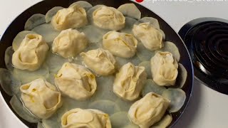 МАНТЫ без мантоварки 🥟 Tovada Qovoq Manti pishiramiz [upl. by Yolanthe170]