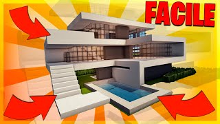 COME COSTRUIRE UNA MEGA VILLA MODERNA PAZZESCA SU MINECRAFT FACILE  Minecraft Tutorial ITA [upl. by Lucchesi37]