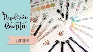 PAPELERÍA BONITA  Haul de ALIEXPRESS [upl. by Oap]