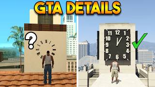 HIDDEN DETAILS FROM EVERY GTA GAME WHICH GTA IS REALISTIC [upl. by Atilol300]