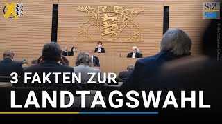 3 Fakten zur Landtagswahl 2021 in BadenWürttemberg [upl. by Tare]