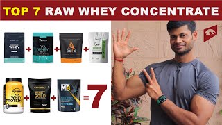 TOP 7 RAW WHEY PROTEIN UNDER RS 2000 FOR STUDENTS  REVIEW WITH LAB TEST REPORT [upl. by Parette]