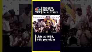 Indegene Debuts At The Exchanges  Lists At 44 Premium  N18S  CNBC TV18 [upl. by Aisercal]