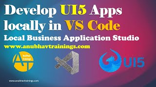 Develop UI5 apps locally using VS Code  Locally running Business Application Studio  SAP UI5 dev [upl. by Edie226]