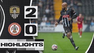 HIGHLIGHTS  NOTTS COUNTY 20 ACCRINGTON STANLEY [upl. by Eelyk]