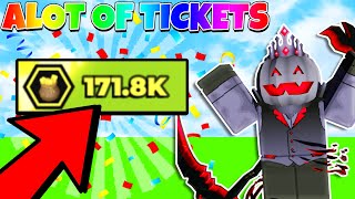 💰 How To Get TICKETS In TAPPING LEGENDS FINAL I Roblox [upl. by Myrvyn]