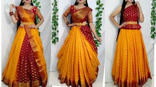 Saree porar stylessaree DrapingSaree wearing new styleSaree Dreaping Saundaryaa [upl. by Reiner]