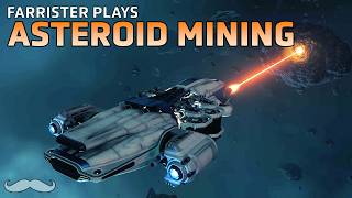 Asteroid Mining at a Refinery Station  Star Citizen 324 4K Mining Gameplay [upl. by Philender]