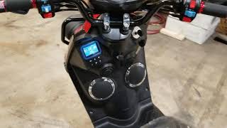 150cc T8 BOOM RUGGED MOPED SCOOTER WITH BLUETOOTH amp SPEAKERS [upl. by Selena]