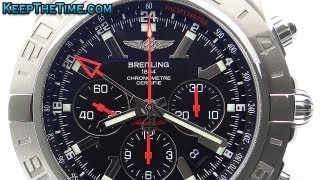 Breitling Chronomat GMT Limited Edition AB041210BB48 HD Video Review [upl. by Orodoet]