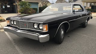 1973 Ford Galaxie 500 400 V8 4Door Hardtop One Cool Cop Car Cruiser [upl. by Yeltsew]