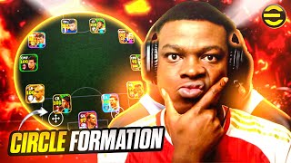 THE CIRCLE OF LIFE FORMATION🔥🔥  WEIRD FORMATIONS IN eFOOTBALL MOBILE [upl. by Nilcaj]