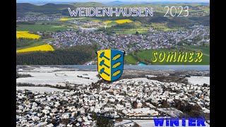 Weidenhausen 2023 SommerampWinter mit Drohne EA [upl. by Beryle128]