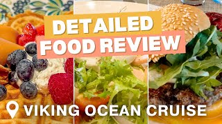 Detailed Dining Guide Viking Saturn 2024  Relevant to ALL Viking Ocean Ships  Food Tour [upl. by Ardnikat422]