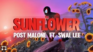 Sunflower  Post Malone Ft Swae Lee Lyrics [upl. by Janicki]