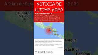 FUERTE TEMBLOR EN EL SALVADOR ultimahoraelsalvador [upl. by Orling]