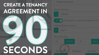 Creating a tenancy agreement in 90 seconds [upl. by Oirramaj]