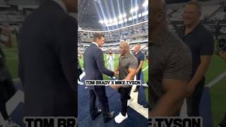 Tom Brady amp Mike Tyson Link Up at Cowboys Game 🏈🥊 [upl. by Sherfield565]