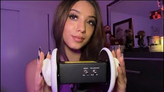 ASMR 7 TINGLY 3DIO TRIGGERS 🤤 whispers ear tapping ear massage bugs [upl. by Tabitha]