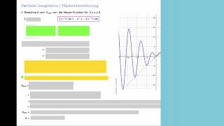 Partielle Integration Flächenberechnung [upl. by Anitreb]