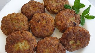 Qofte shtepie me Mish te grire  Classic Perfect Hamburger Meatballs [upl. by Adnohs]