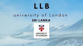 London LLB in Sri Lanka LLB [upl. by Opiuuk813]