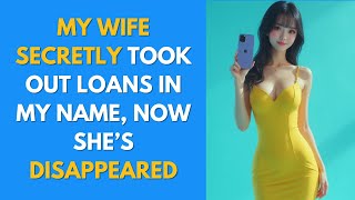 MY WIFE SECRETLY TOOK OUT LOANS IN MY NAME NOW IM DROWNING IN DEBT AND SHE’S DISAPPEARED [upl. by Aneele546]